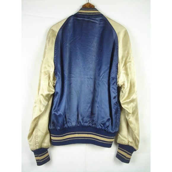 Vintage 40s 50s BUTWIN Varsity Letterman Satin Baseball Jacket Mens S Women M - Picture 3 of 6